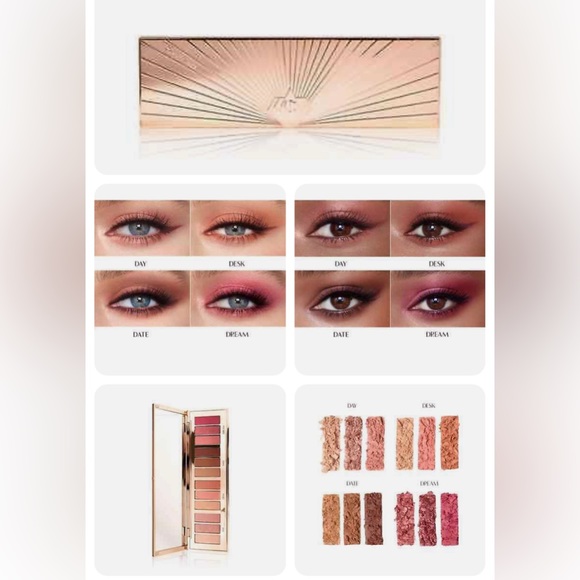 CHARLOTTE TILLBURY ORIGINAL INSTANT EYE PALETTE
PILLOW TALK Dream 12-shade. - Picture 5 of 7